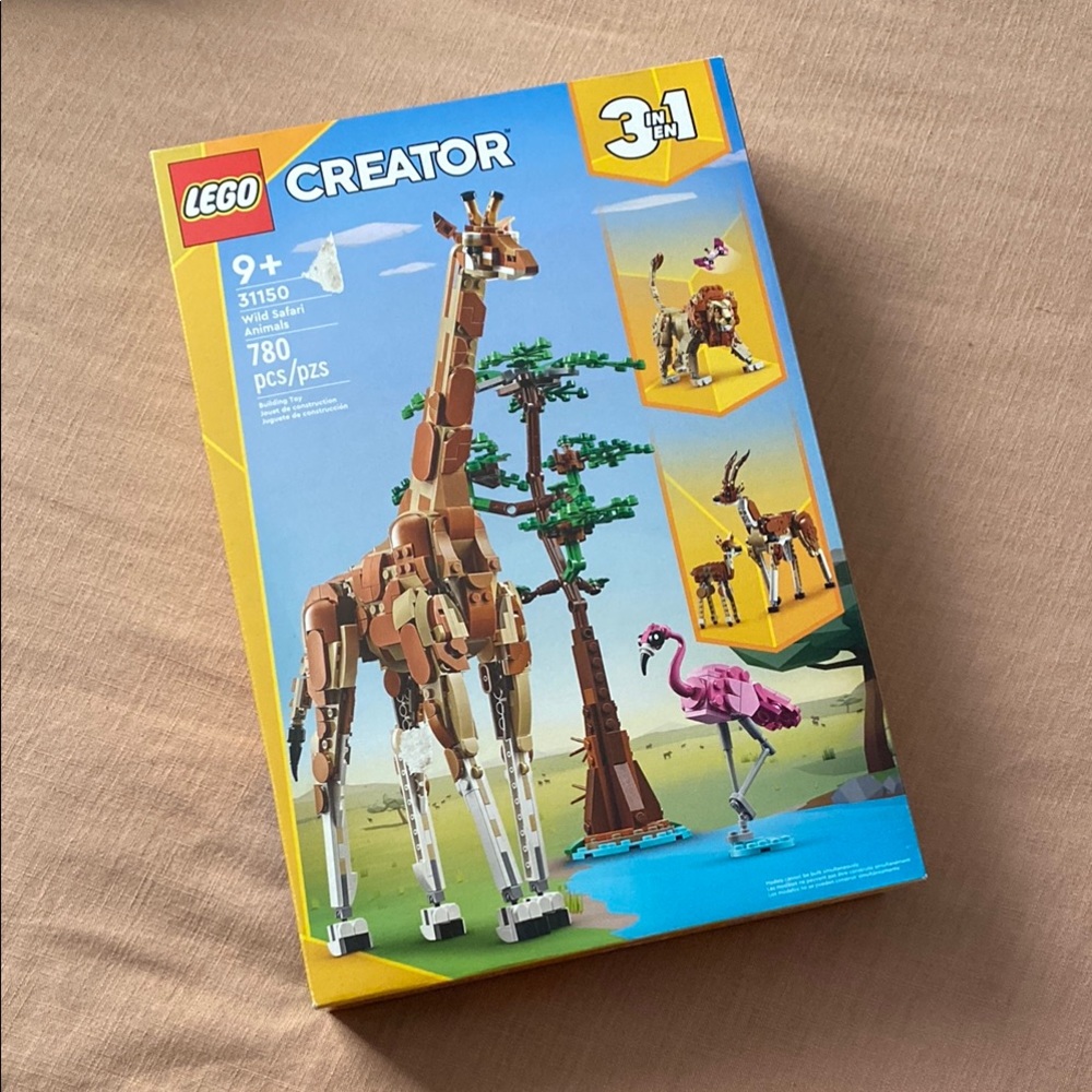 LEGO Creator 3-in-1 Wild Animals Set - Brown and Tan